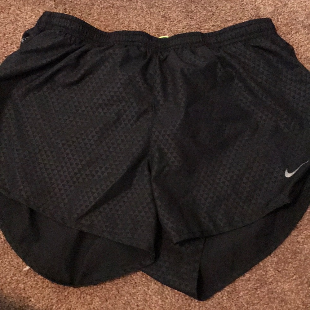 black nike shorts